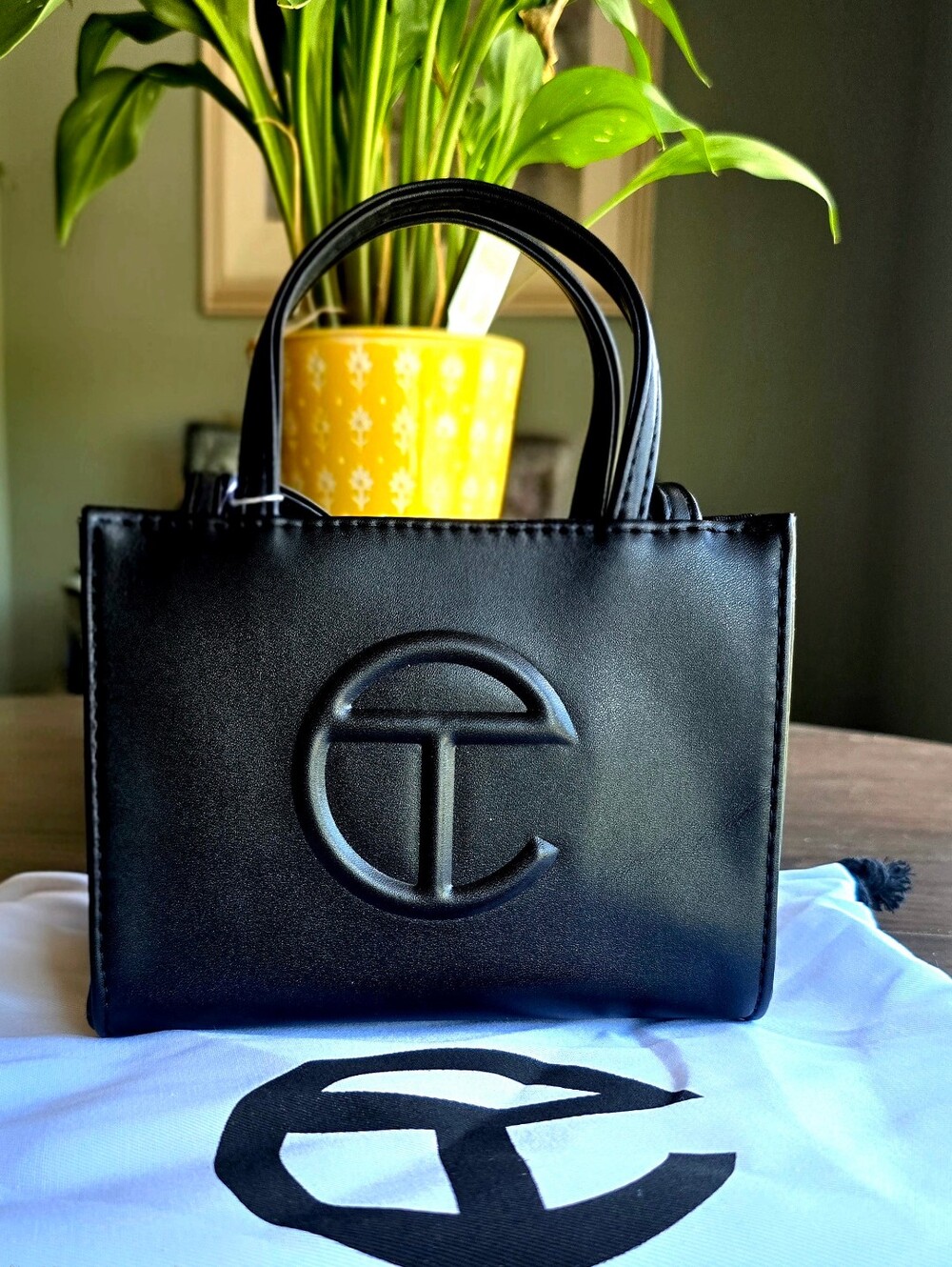 Telfar Small Black Shopping Bag. NWT and Dust Bag.
